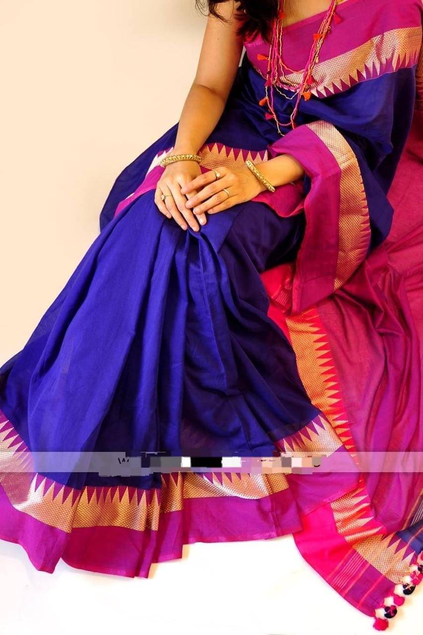 contrast border khadi cotton saree contrast border khadi cotton saree