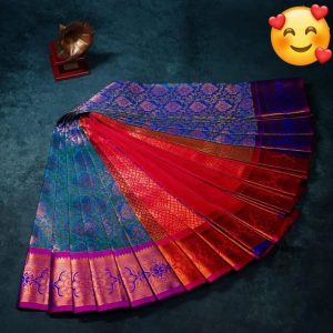 peacock saree