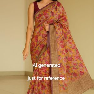semi jute saree