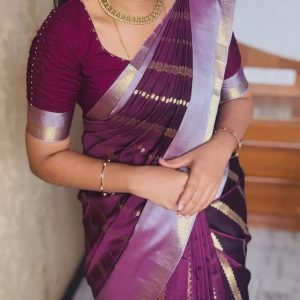 banarasi soft silk saree